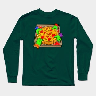 TMNT Antonio’s Pizza Cartoon Comic Book Long Sleeve T-Shirt